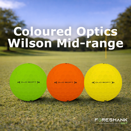 Wilson Mid-range Coloured Optics – Used Golf Balls