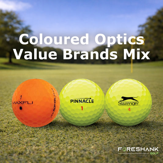 Value Brands Coloured Optics Mix – Used Golf Balls